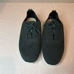 Cole Haan Green with small sparkles Knit Sneakers